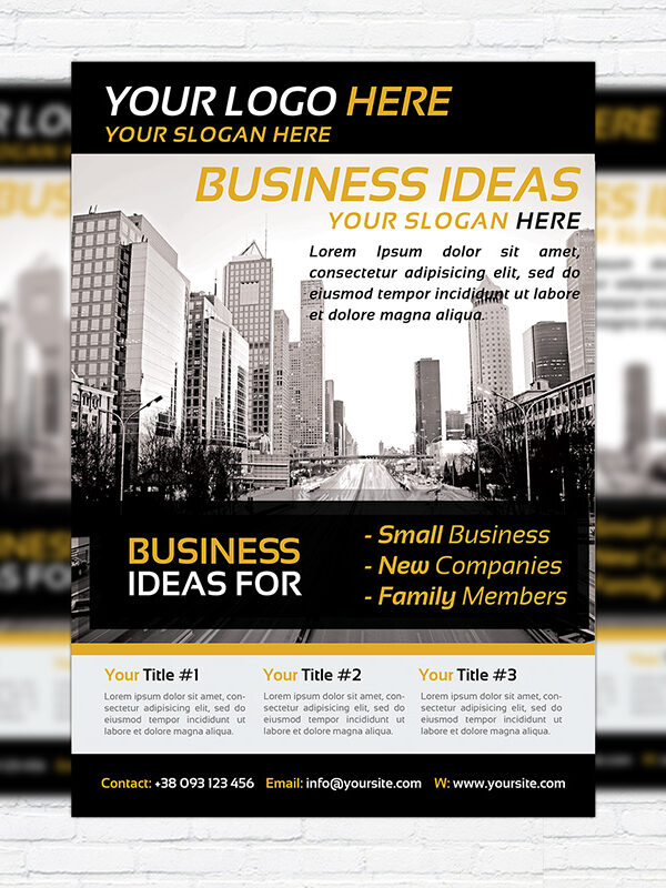 Modern Business Flyer - Premium PSD Flyer Template-1