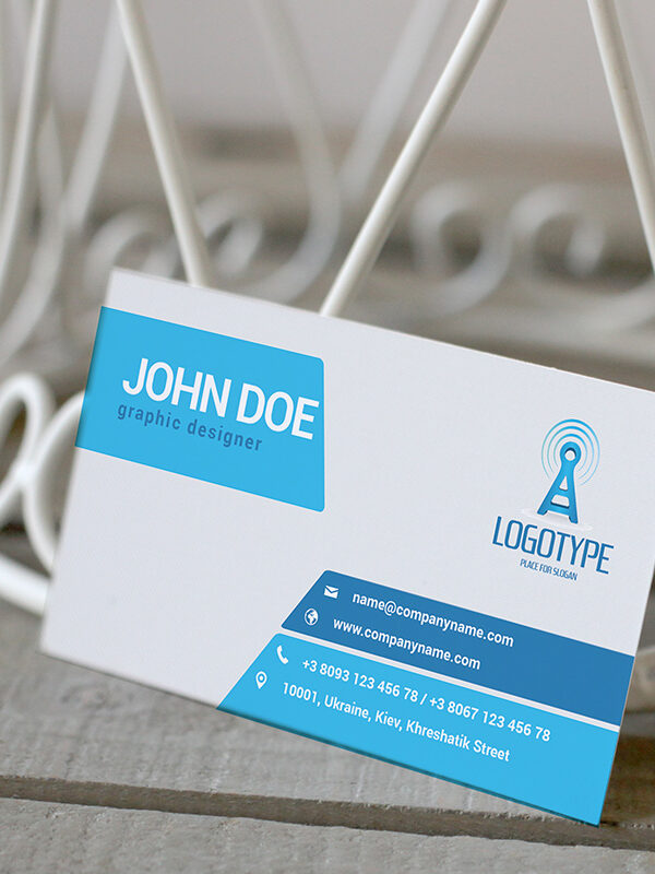 Corporate Sapphirine Business Card - Premium Business Card Template-2