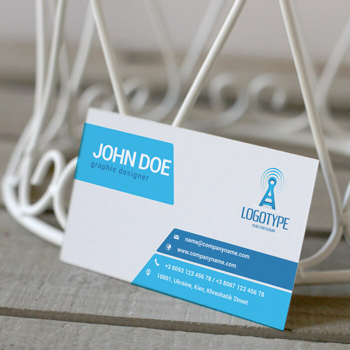 Corporate Sapphirine Business Card - Premium Business Card Template-2