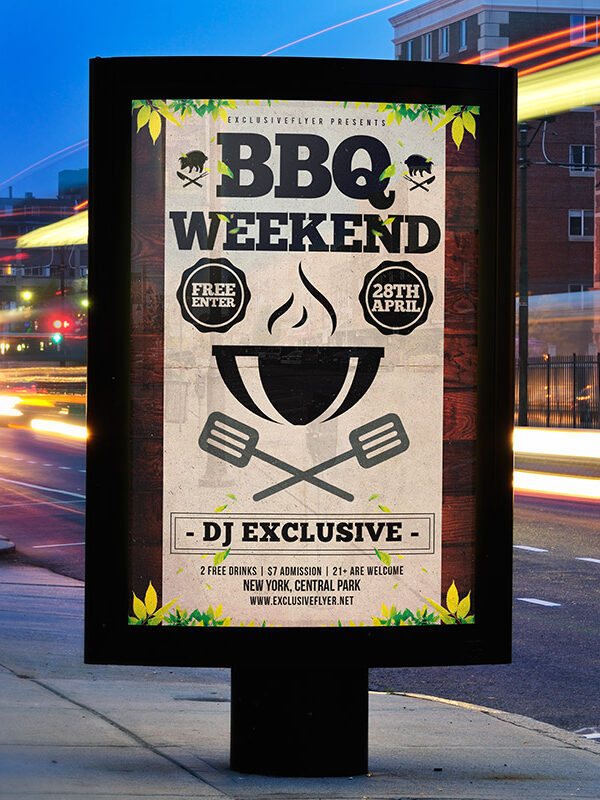 Barbecue - Premium Flyer Template + Facebook Cover-2