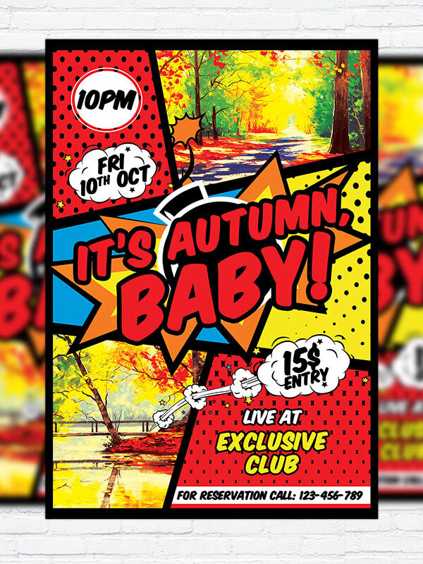 It's Autumn, Baby! - Premium Flyer Template-1