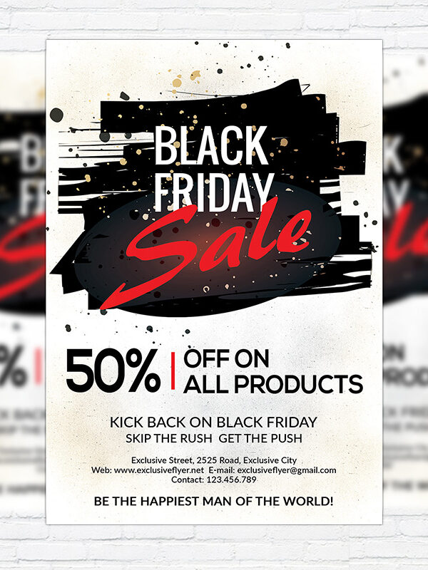 Black Friday Sale - Premium Flyer Template