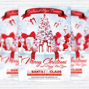 Christmas - Premium Flyer Template + Facebook Cover