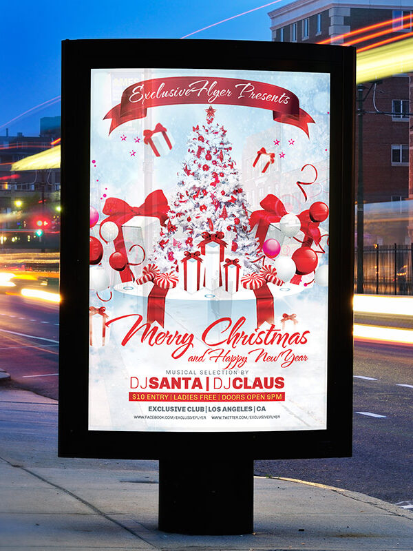 Christmas - Premium Flyer Template + Facebook Cover
