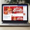 Bad Santa - Premium Flyer Template + Facebook Cover
