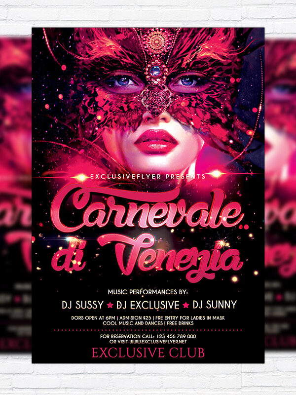 Carnival - Premium Flyer Template + Facebook Cover