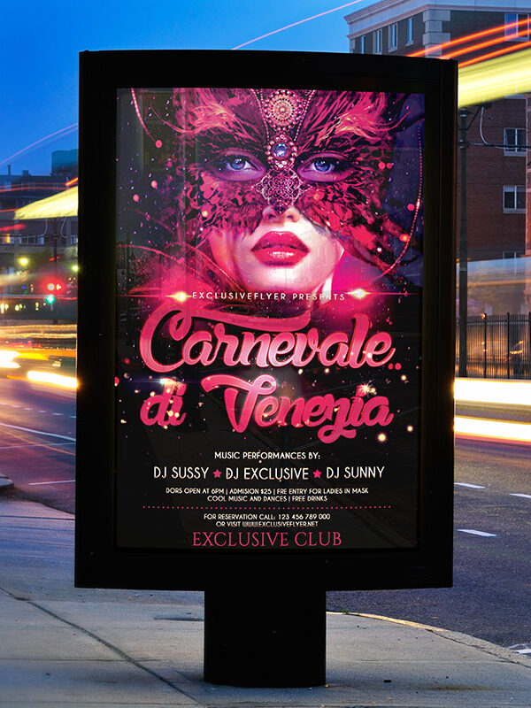 Carnival - Premium Flyer Template + Facebook Cover