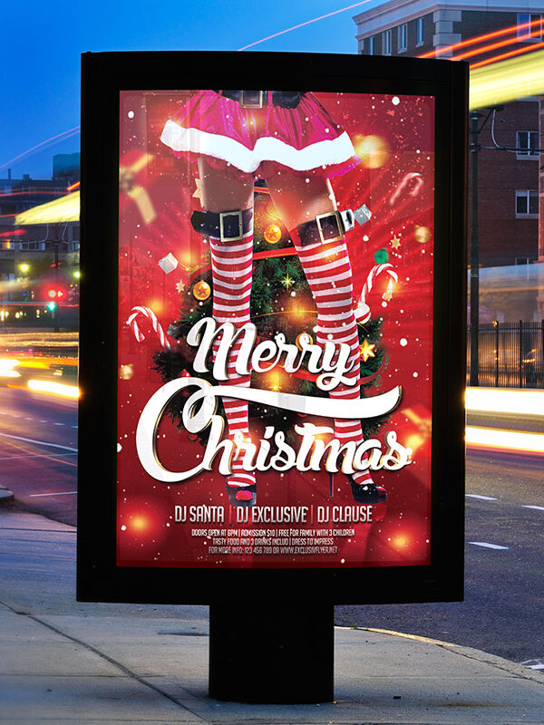 Sexy Christmas - Premium Flyer Template + Facebook Cover
