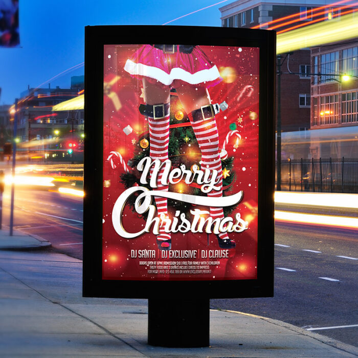 Sexy Christmas - Premium Flyer Template + Facebook Cover