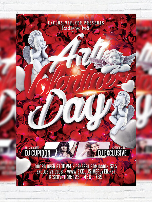 Anti Valentine's Day - Premium Flyer Template + Facebook Cover