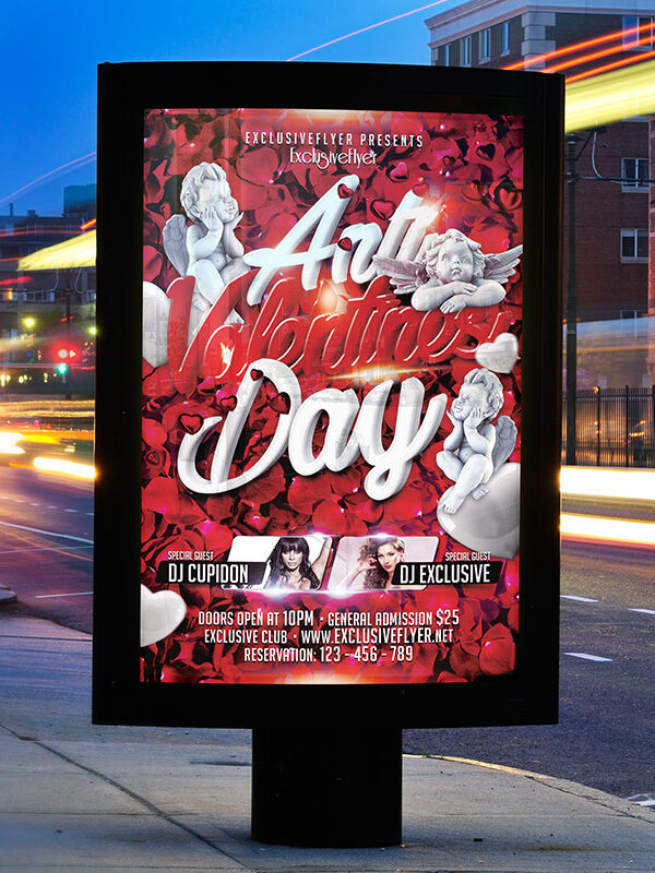 Anti Valentine's Day - Premium Flyer Template + Facebook Cover