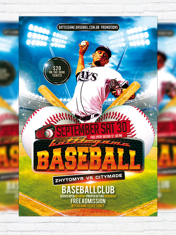Baseball - Premium Flyer Template