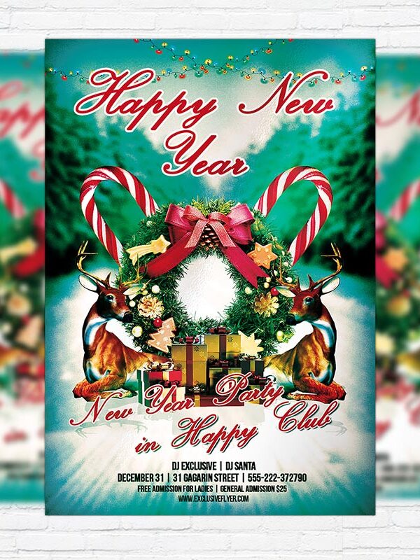 New Year Party - Premium PSD Flyer Template