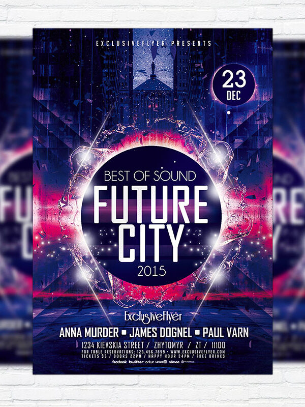 Future City - Premium PSD Flyer Template