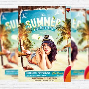 The Summer - Premium Flyer Template + Facebook Cover