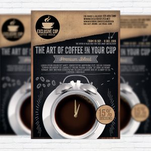 Coffee Shop - Premium Business Flyer PSD Template