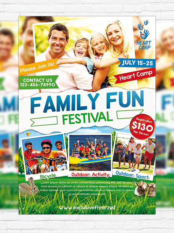 Family Day - Premium PSD Flyer Template