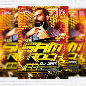 Special Guest Party - Premium Flyer Template + Facebook Cover
