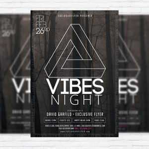 Vibes Night - Premium PSD Flyer Template