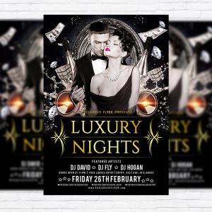 VIP Luxury Nights - Premium PSD Flyer Template