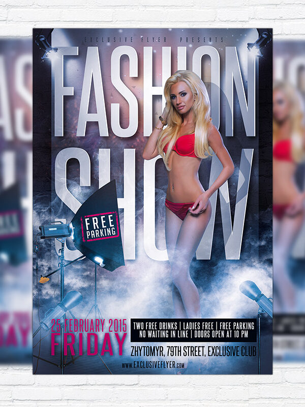 Fashion Show - Premium PSD Flyer Template