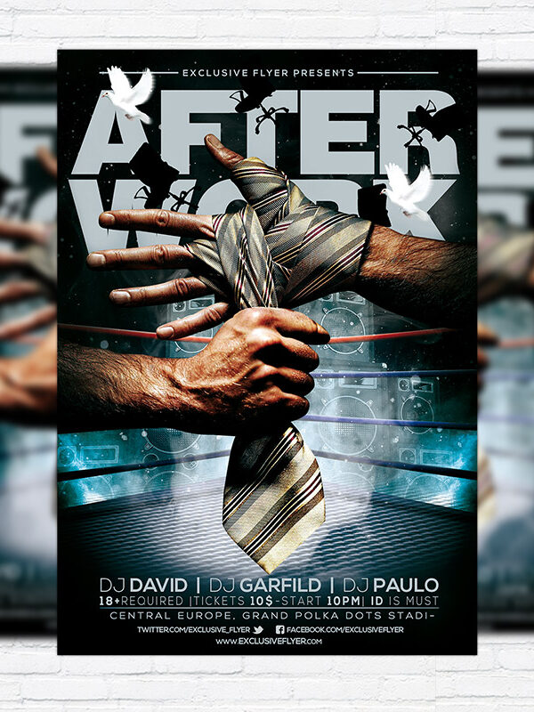 After Work - Premium PSD Flyer Template