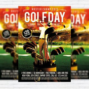 Golf Day - Premium PSD Flyer Template