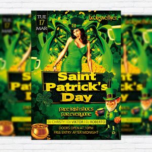 Saint Patrick's Day Party - Premium PSD Flyer Template