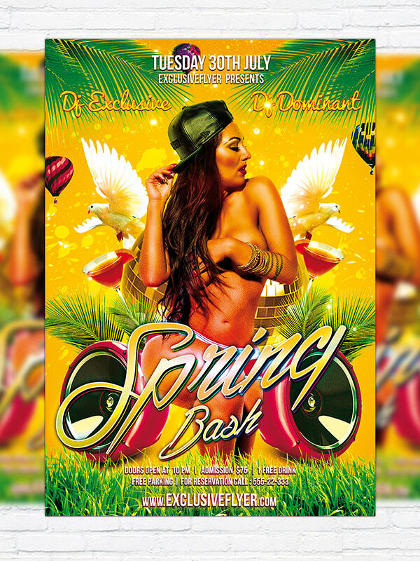 Spring Bash - Premium PSD Flyer Template