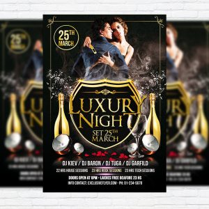 Luxury Night - Premium PSD Flyer Template