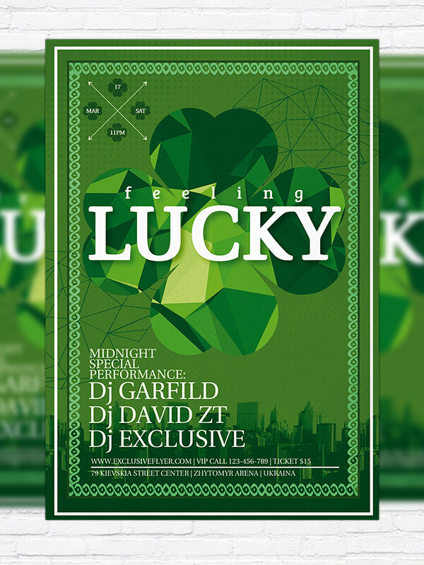 St. Patrick's Day - Premium PSD Flyer Template