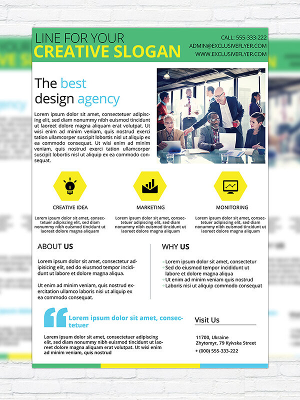 Corporate Business Flyer - Business PSD Flyer Template