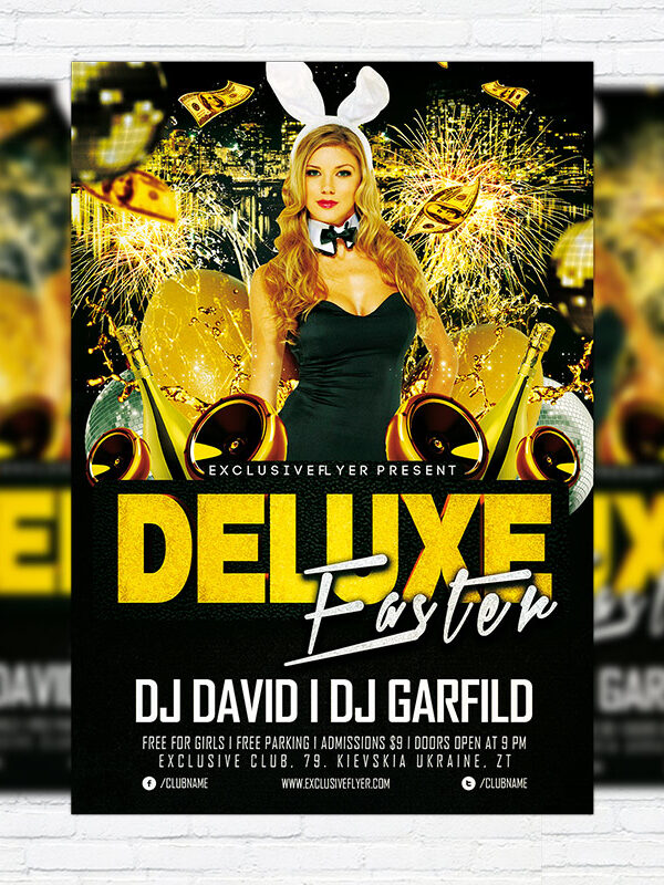 Deluxe Easter Party - Premium PSD Flyer Template