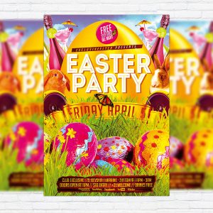 Easter Party - Premium PSD Flyer Template