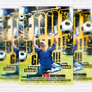 Football Game - Premium PSD Flyer Template