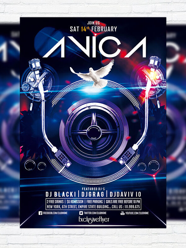 Glowing Night - Premium PSD Flyer Template