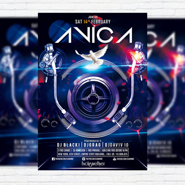 Glowing Night - Premium PSD Flyer Template