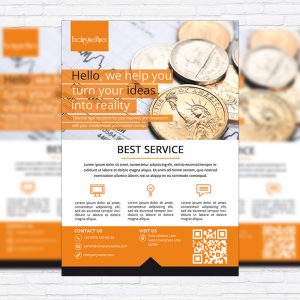 Corporate Best Service - Business Flyer Template