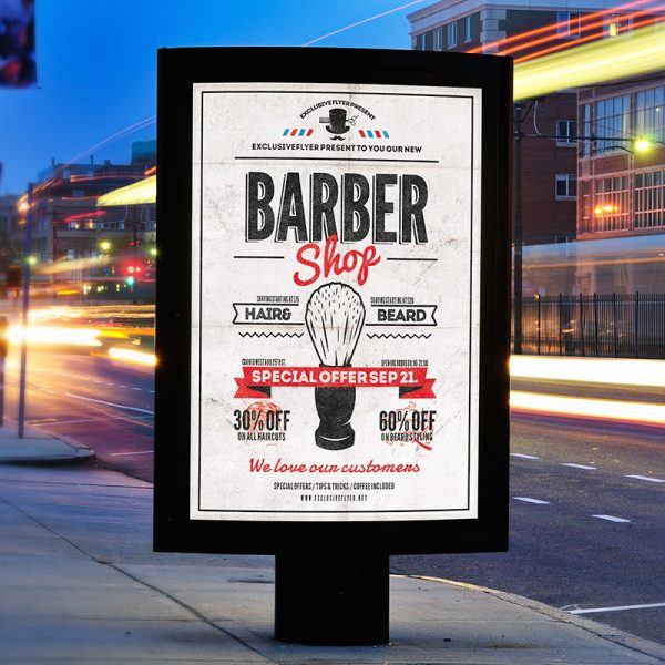 Download Hair Salon - Flyer PSD Template | ExclusiveFlyer