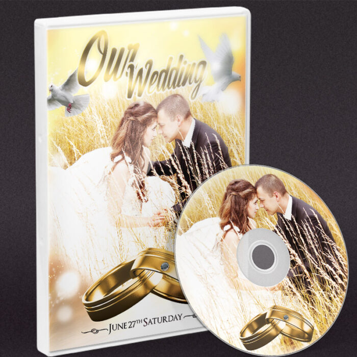 Wedding Day - Premium PSD DVD Cover Template