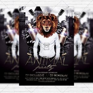 animal-party-premium-flyer-template-facebook-cover-1
