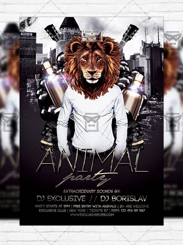 animal-party-premium-flyer-template-facebook-cover-1