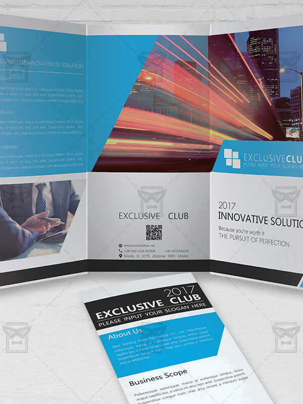 Corporate - Premium Tri Fold Brochure Template-1