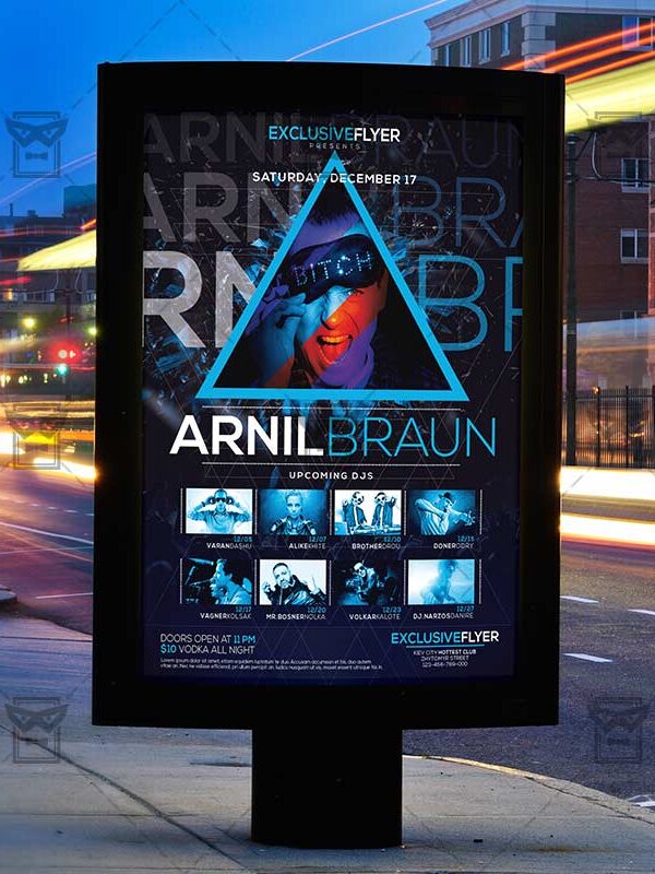 Dj Event - Premium Flyer Template + Facebook Cover-2