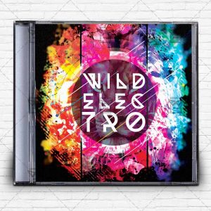 wild_electro-music-premium-mixtape-album-cd-cover-template-1