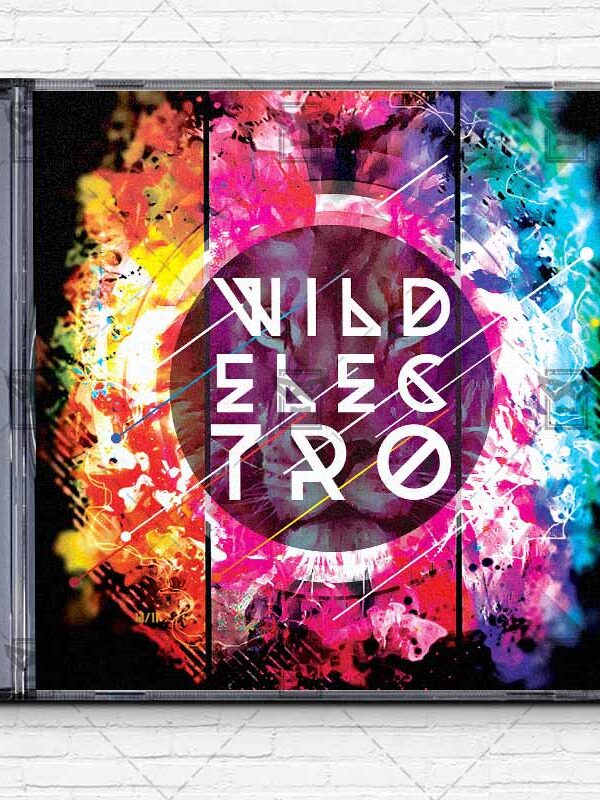 wild_electro-music-premium-mixtape-album-cd-cover-template-1