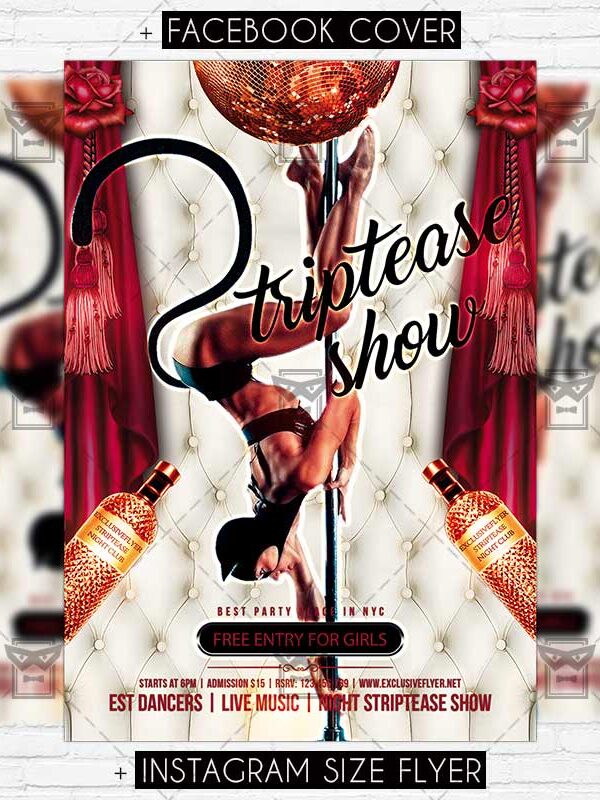 striptease-premium-flyer-template-1