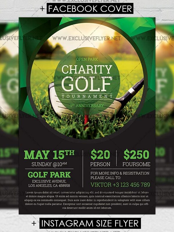 golf-tournament-premium-a5-flyer-template