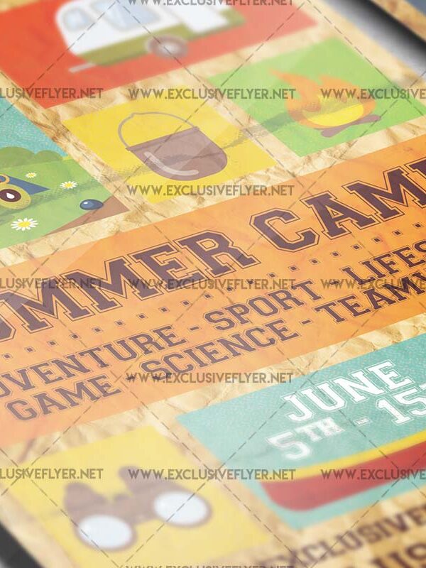 summer-camp-premium-a5-flyer-template