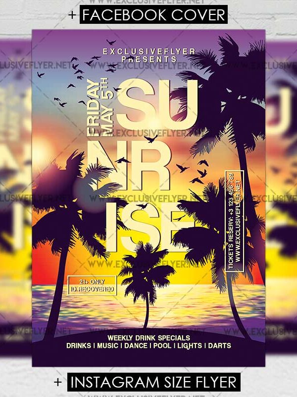 summer-sunrise-premium-a5-flyer-template